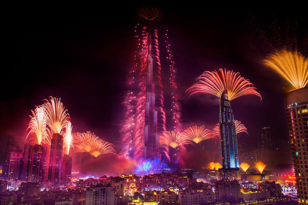 fuegos_artificiales_dubai_Burj_Khalifa